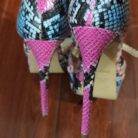 High eminal print heels, Aldo, size 6 - Picture 6 of 12